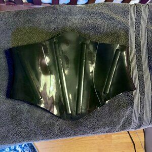 Libidex Ava Latex Corset Belt with Back Zip Sm